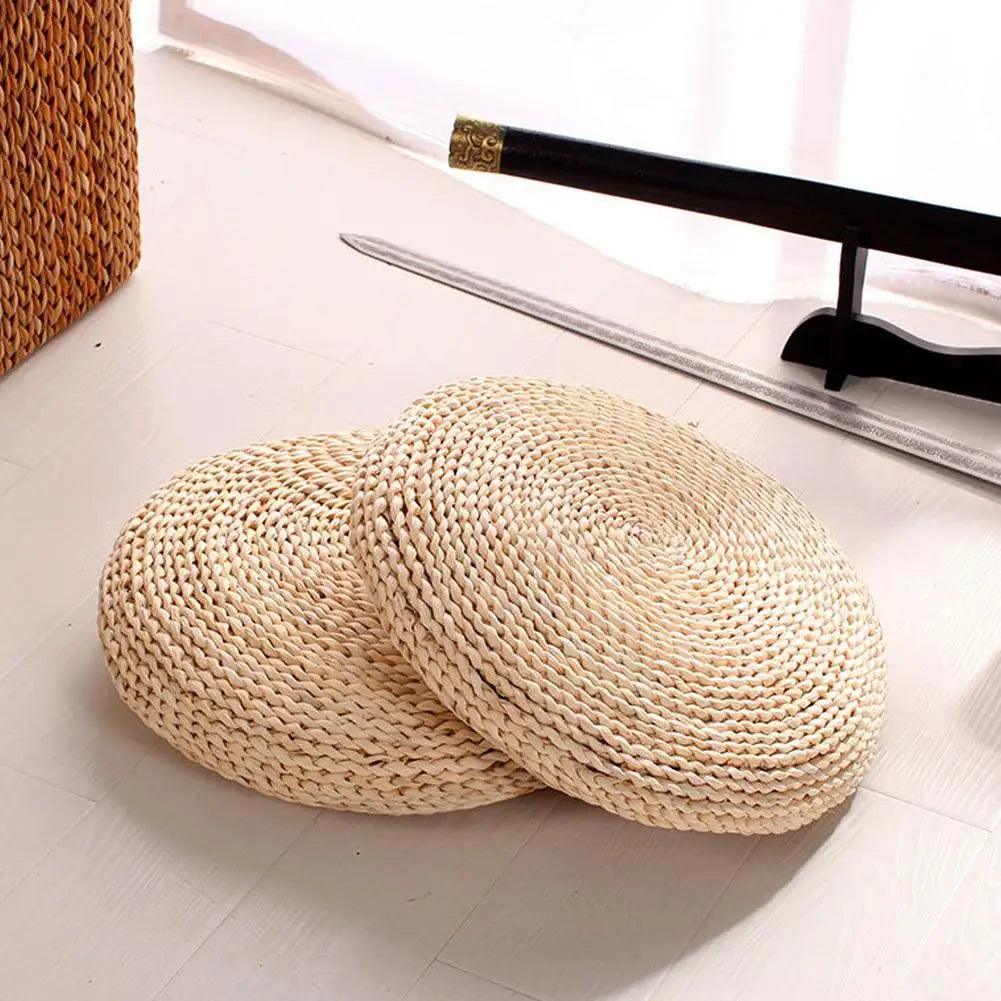 Straw Yoga Meditation Cushion