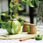 Wooden Green Tea Set