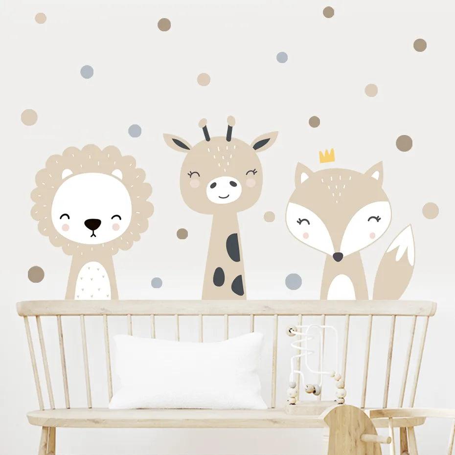 Deer & Fox Wall Sticker