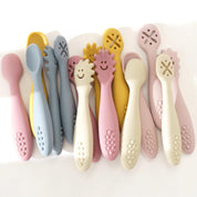 Silicone Learning Spoons Set