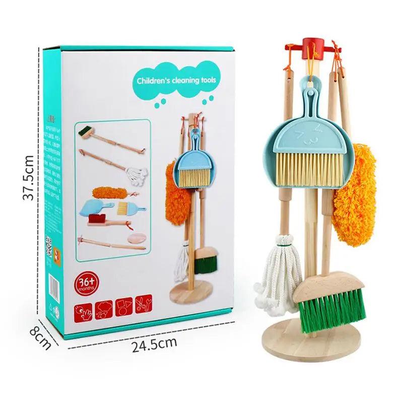 Wooden Cleaning Toys Set