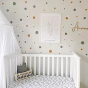 Boho Colorful Polka Dots Wall Stickers