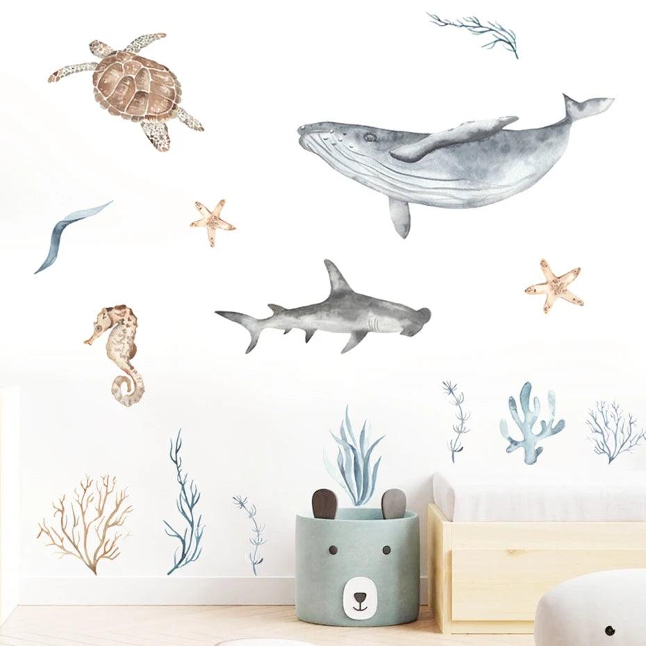 Ocean Animal Wall Stickers