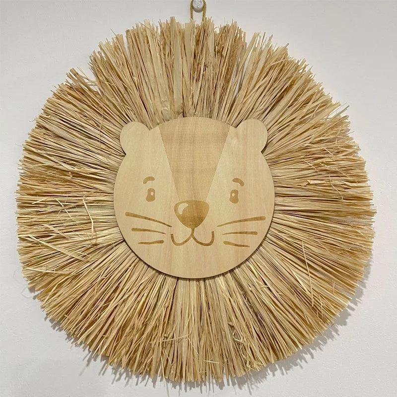 Nordic Handmade Lion King Wall Hanging Decor