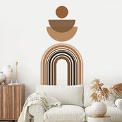 Boho Abstract Rainbow Mid-Century Wall Stickers