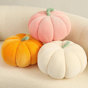 Plush Pumpkin Pouf