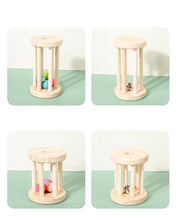 Baby Music Wood Rolling Cage Bell Toy