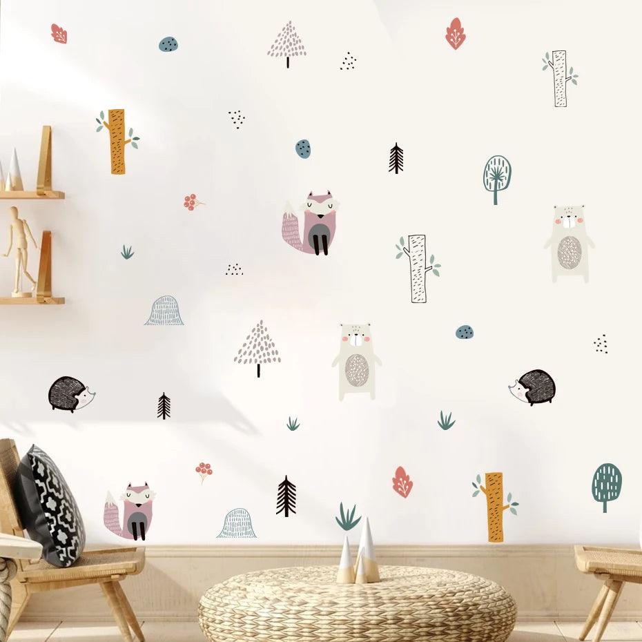 Forest Friends Wall Stickers