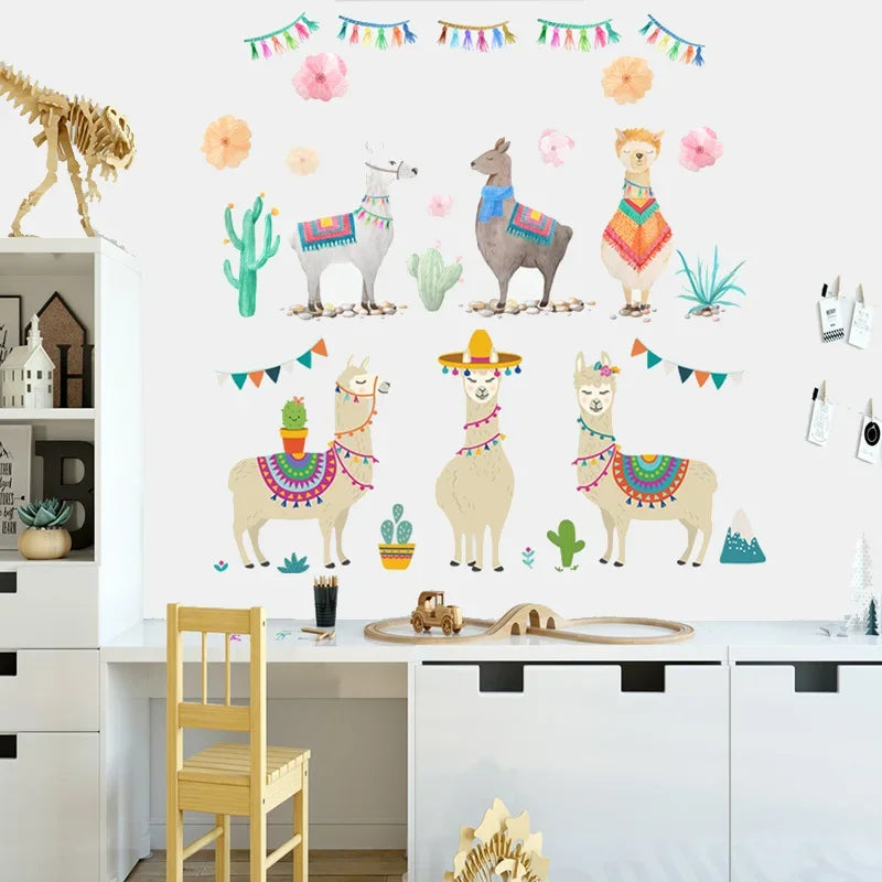 Alpacas Wall Stickers