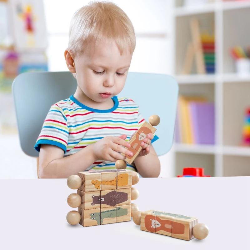 Wooden Montessori Rattle