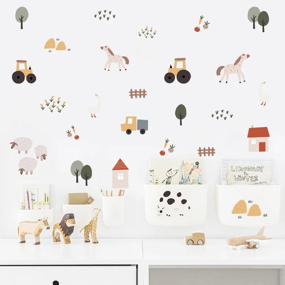 Farmyard Fun Wall Sticker - Mandhi