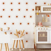 Boho Nursery Polka Dot & Hearts Wall Stickers - Mandhi