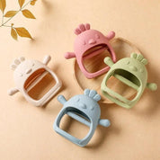 Baby Silicone Teether Ring  Rattles