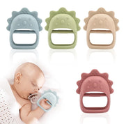 Baby Silicone Teether Ring  Rattles